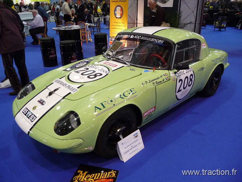 2011_epoquauto (34).jpg - 05/11/2011 - 69000 LYON - EPOQU'AUTO - 33ème Salon International Autos & Motos Anciennes - LOTUS ELAN de P.P Lajournade et D. Baron